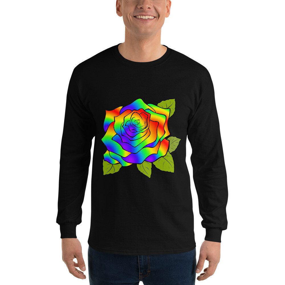Maglia leggera a maniche lunghe "ROSE", Colore: Nero, Taglia: S