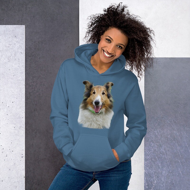 Felpa Unisex con cappuccio "CAGNOLINO"