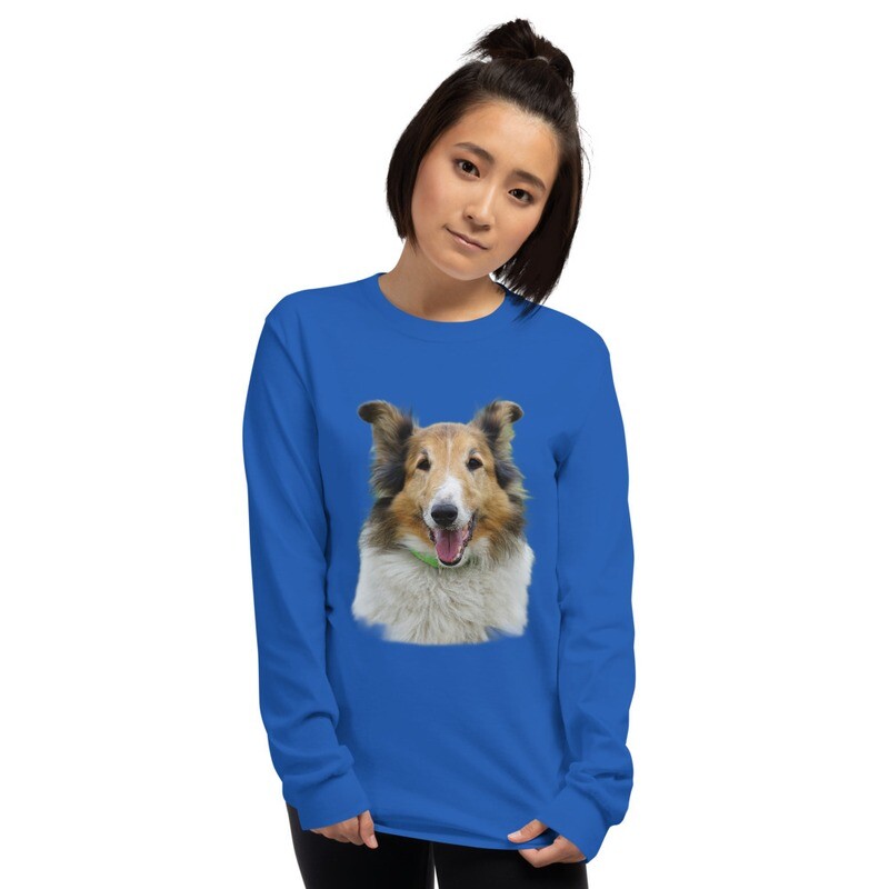 Maglia leggera a maniche lunghe "CAGNOLINO"