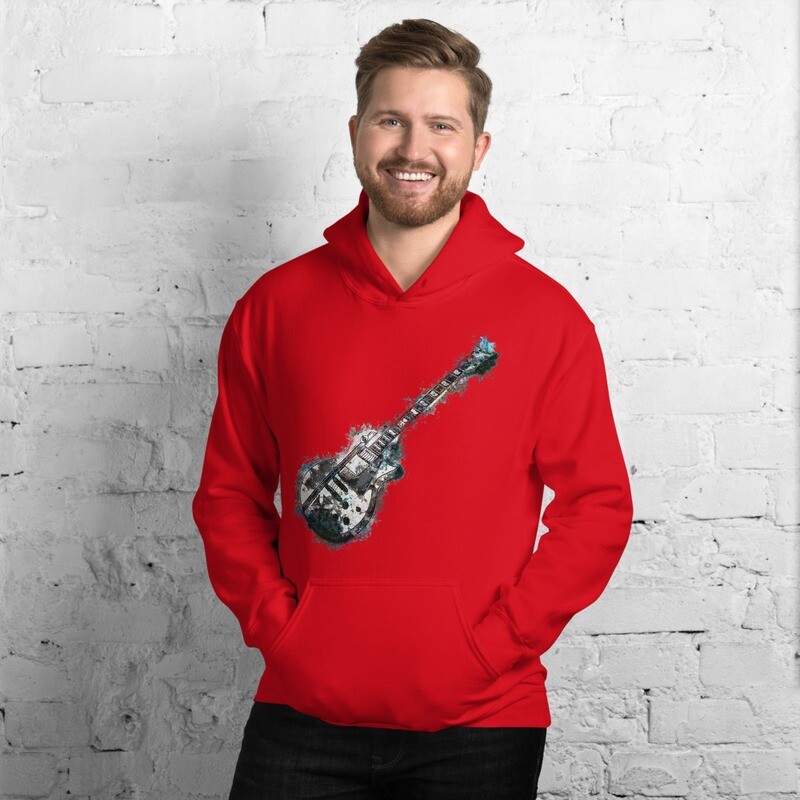 Felpa Unisex con cappuccio "GUITAR"