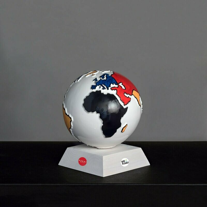 Complemento dI arredo "GLOBO MONDRIAN STYLE"