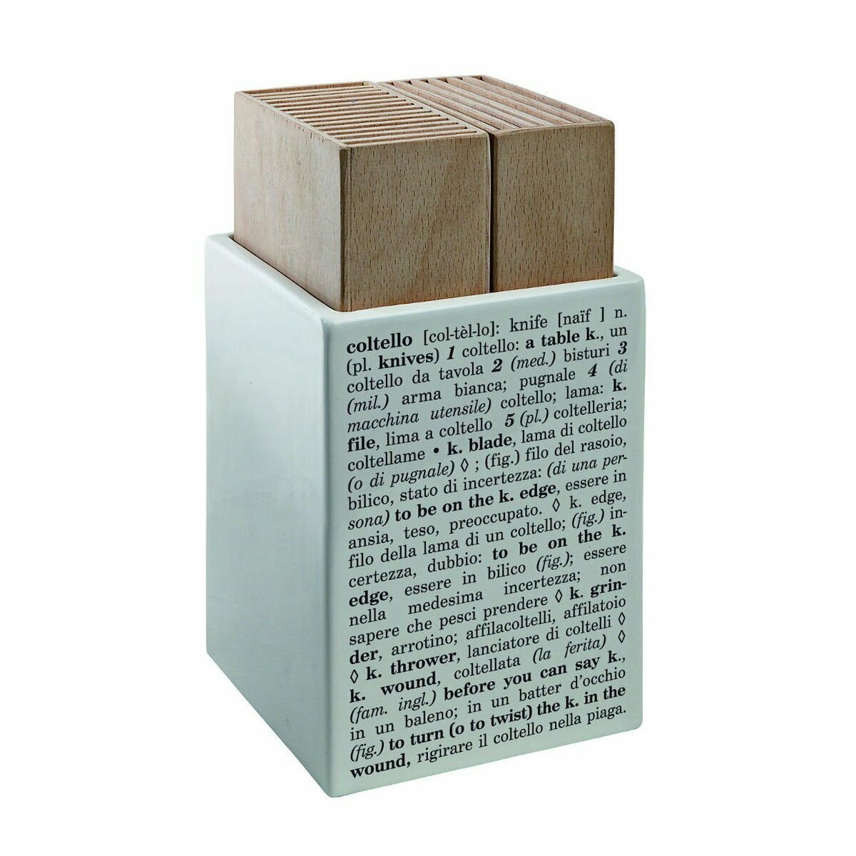 Ceppo portacoltelli "THE KNIFE PLACE"