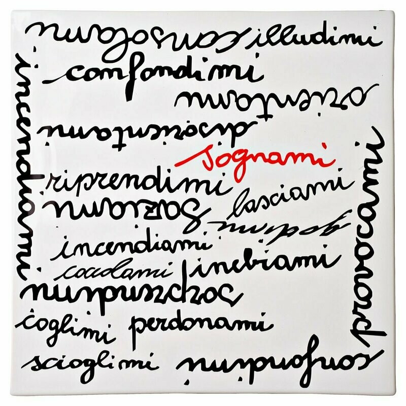 Piatto/Sottopiatto/Vassoio "SOGNAMI"