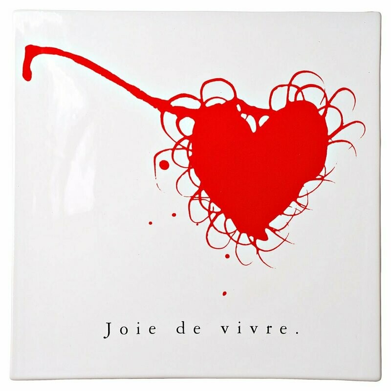 Piatto/Sottopiatto/Vassoio "JOIE DE VIVRE"