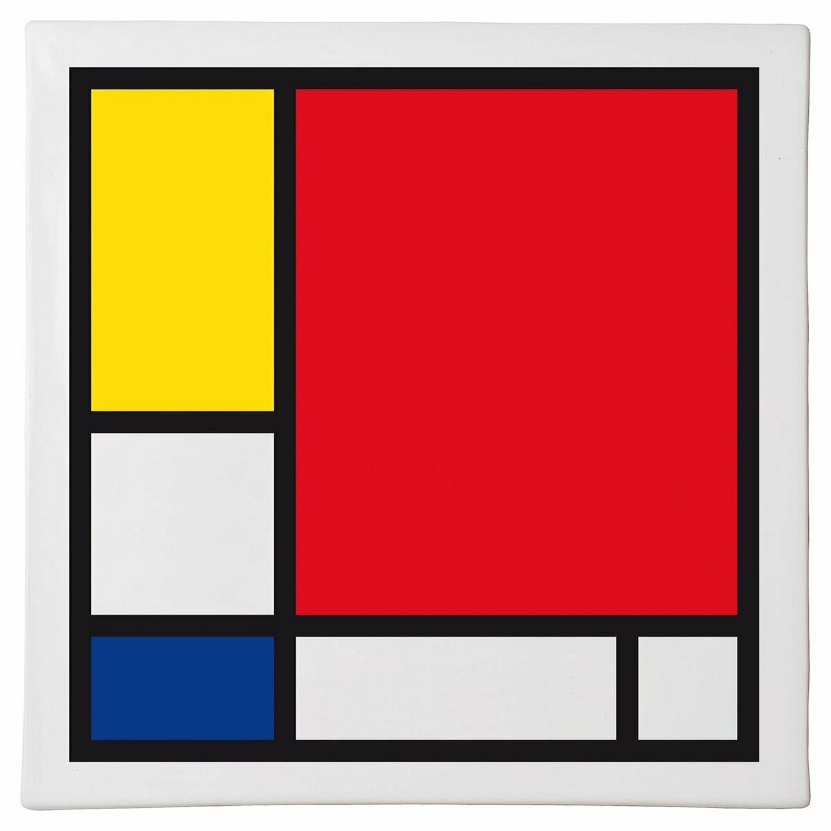 Piatto/Sottopiatto/Vassoio "MONDRIAN STYLE"