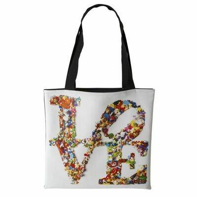 Borsa tote-bag "LOVE IS NOT A TOY"