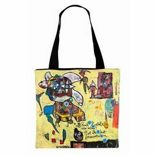 Borsa tote-bag "YELLOW WITCH"