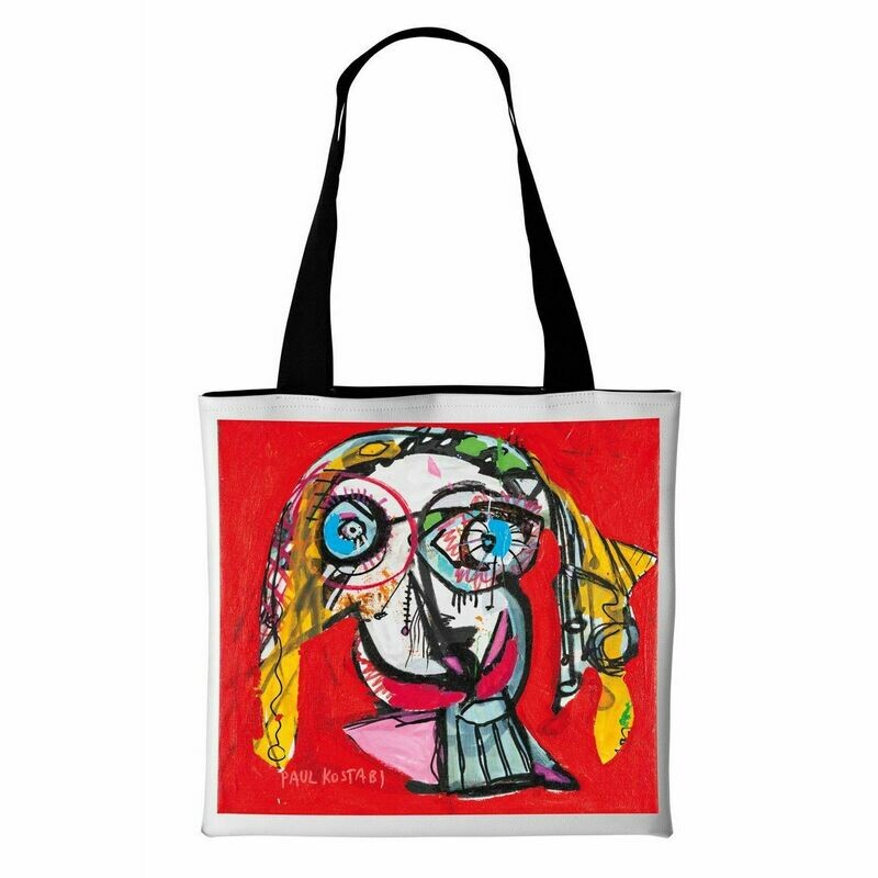 Borsa tote-bag "RED FACE"