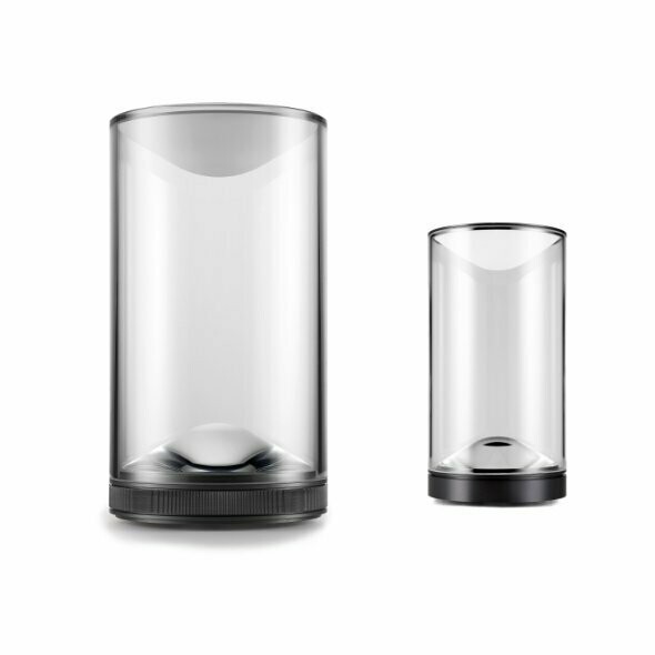 Lampada da tavolo "EVA/EVE" Led -LUMINA-, Colore: Nero, Dimensioni: Altezza 30 cm, Diametro 18 cm (EVA)