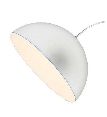 Lampada da terra "CRESCENT MOON", Colore Interno: Bianco, Colore Esterno: Bianco