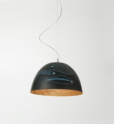 Lampada a sospensione  "ACQUA LAVAGNA"