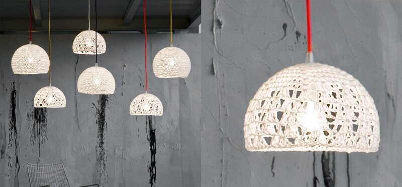 Lampada a sospensione "UNCINETTO SOSPESO 2"