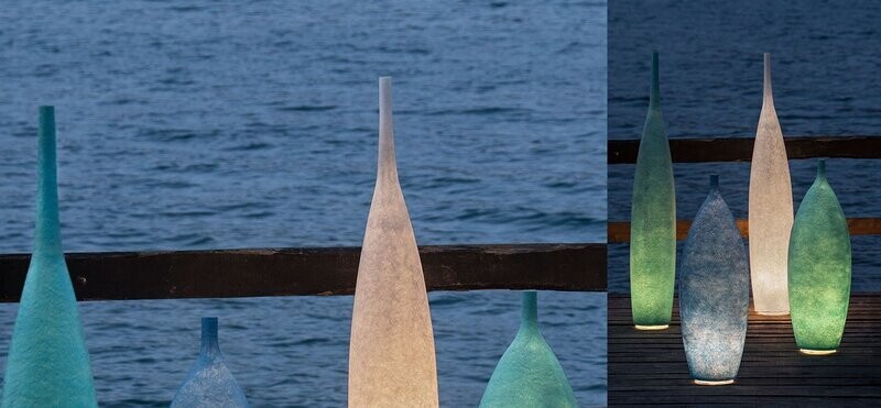Lampada da terra da esterno "BOTTLE LOUNGE"