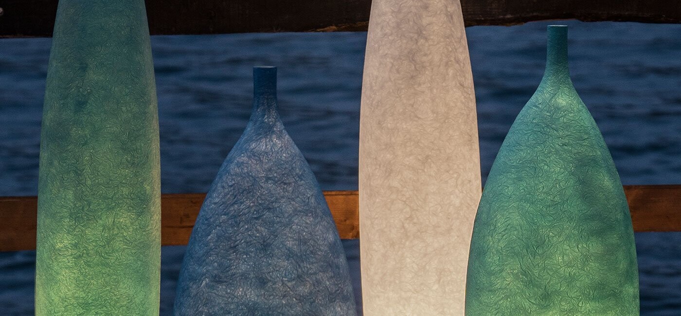 Lampada da terra da esterno "BOTTLE LARGE"
