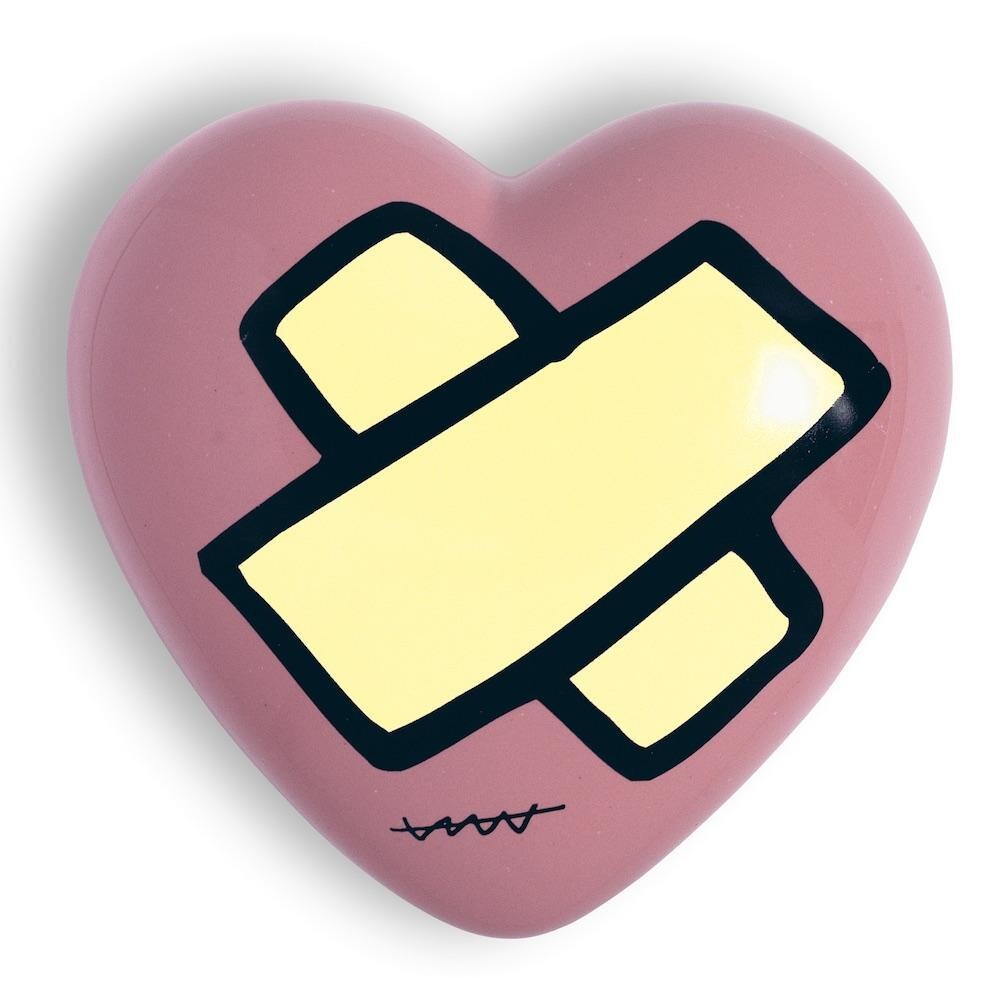 Complemento d'arredo/fermacarte "Cuore CORAZON ROTO"