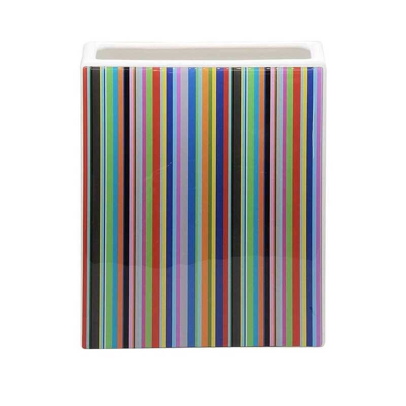 Vaso in ceramica "TOTAL STRIPES"