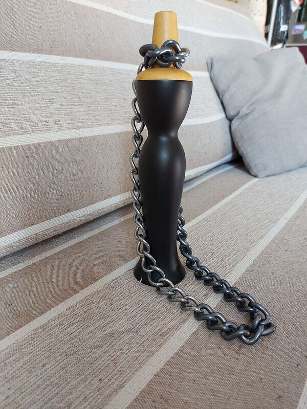Collana in alluminio bicolore
