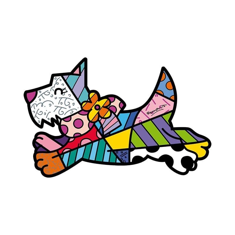 Pannello artistico "IL CANE" -Romero Britto-