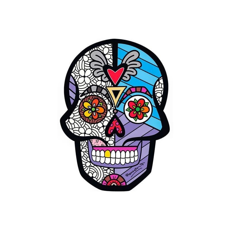 Pannello artistico "THE SKULL" -Romero Britto-