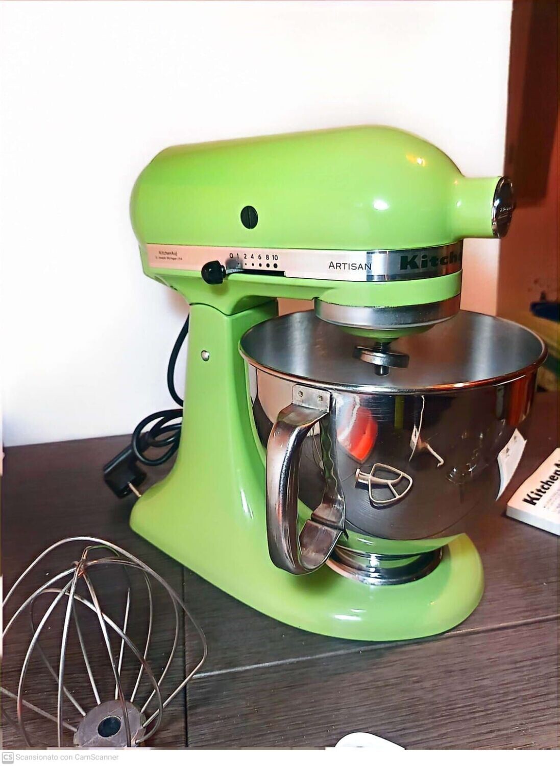 Impastatrice "KitchenAid" verde