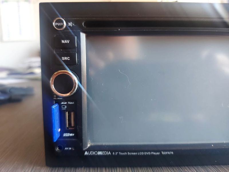 Audiomedia GDF879   Stazione multimediale 2Din con touch screen da 6,2", Bluetooth e navigazione GPS