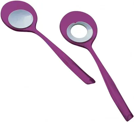 COPPIA POSATE INSALATA GLAMOUR VARI COLORI -Bugatti-