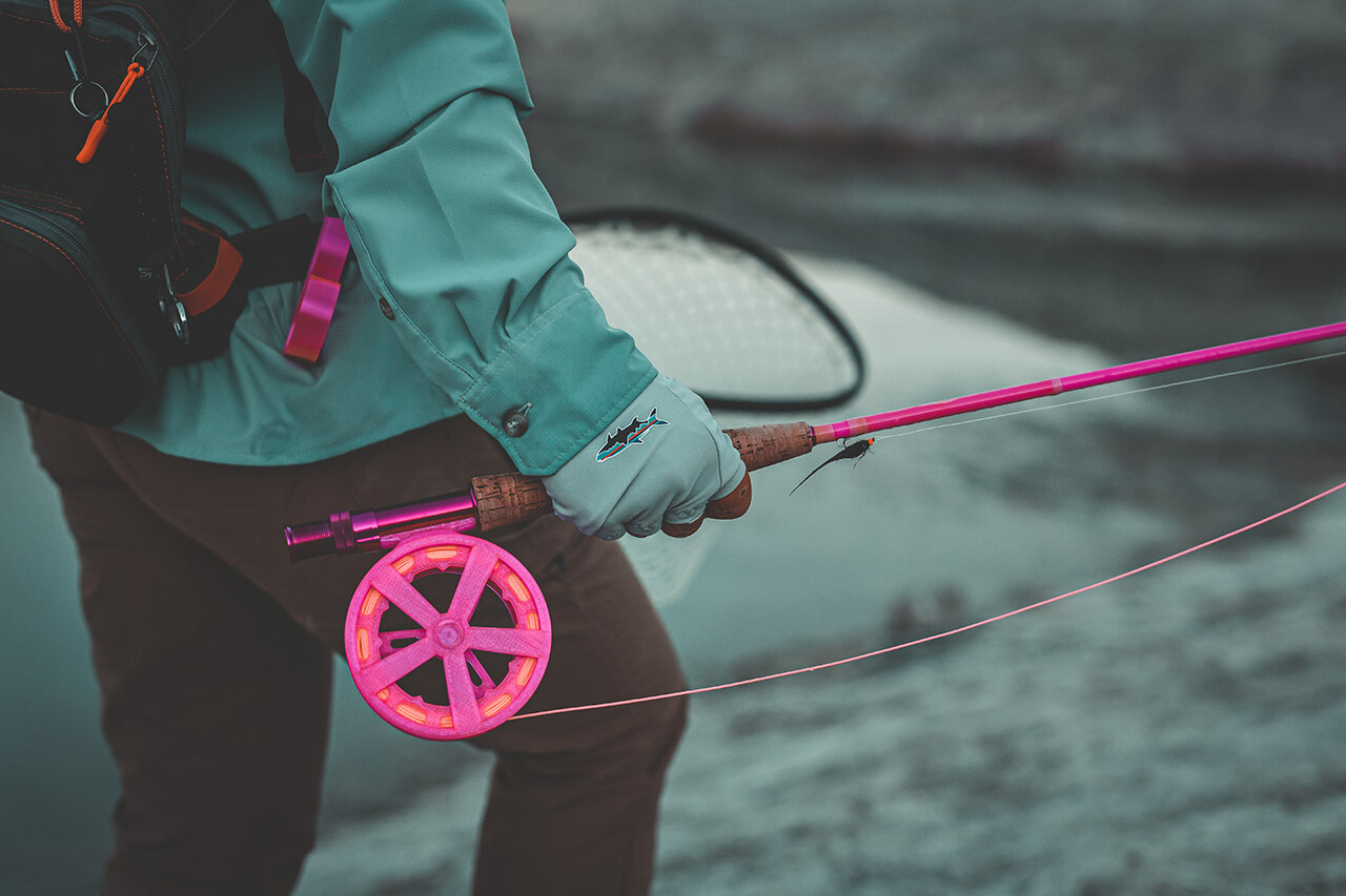 Pink Nymph Trout Reel