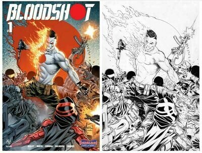 *Borderlands Exclusive* Bloodshot #1- Billy Tucci Cover