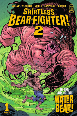 *Borderlands Exclusive* Shirtless Bear Fighter 2 #1 -Cover by Tom Fowler