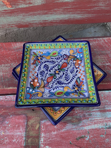 Talavera Puebla Square Plates