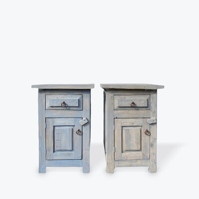 Gray Tall Side Table
