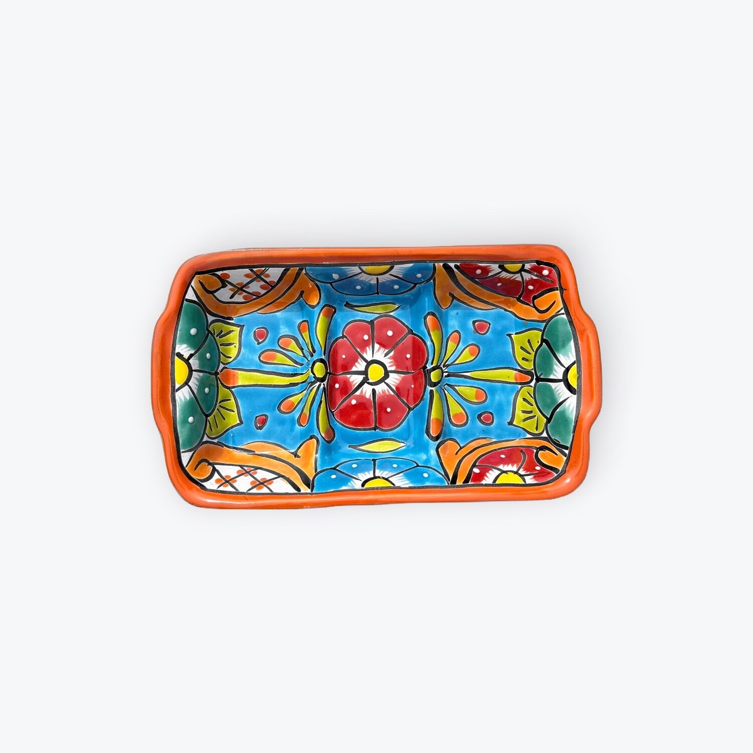 Talavera 3 Division Platter SHOP The Happy Saguaro