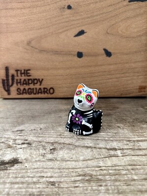 Day of the Dead Small Sitting Cat