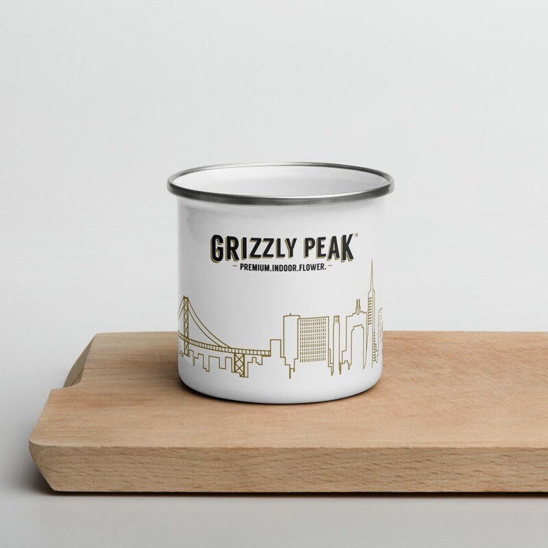 Grizzly Peak Enamel Mug