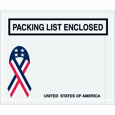 4 1/2" x 5 1/2" USA Packing List Envelopes