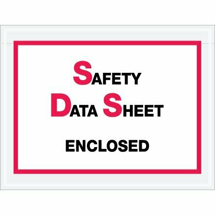 6 1/2" x 5" SDS Packing List Envelopes
