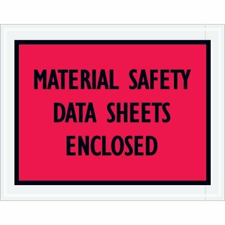 7" x 5 1/2" SDS Packing List Envelopes