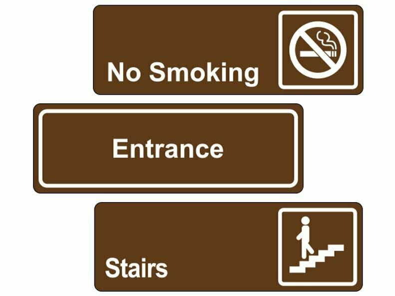 3 x 9" Door Sign
