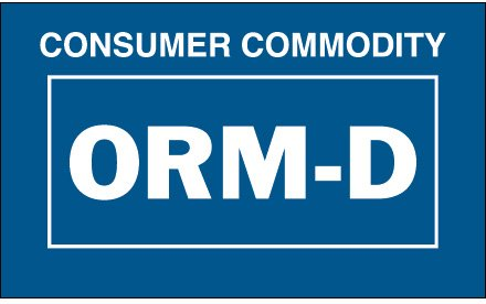 1 3/8 x 2 1/4 ORM-D Labels