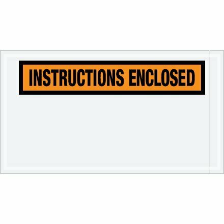 Instructions Enclosed (5 1/2" x 10")