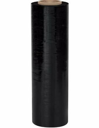 18 x 1500 Ft x  80 Gauge Black Hand Wrap