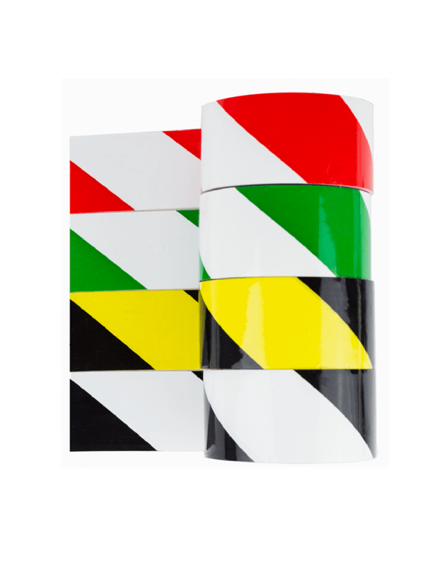 3" x 36 yds Striped Vinyl Tape