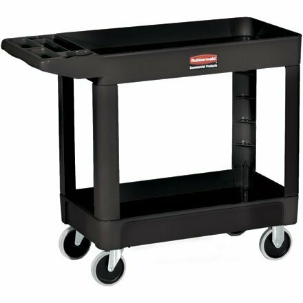 40 x 18 x 33" Flat Handle Utility Cart