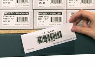 1 x 6" Top-Loading Label Holder