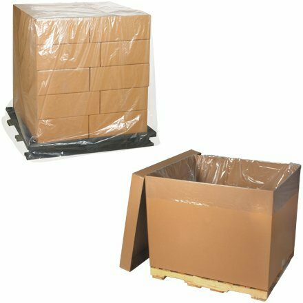 44 x 36 x 96" Clear Pallet Covers