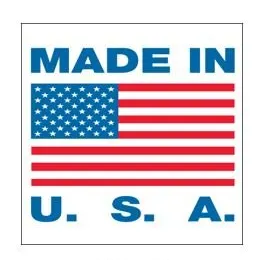 5/8 x 5/8" Made in the USA Labels