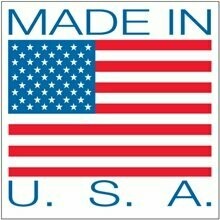 4 x 4" Made in the USA Labels