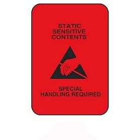 3 x 2" Anti-Static Labels