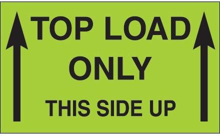 3 x 5" Top Load Only Labels