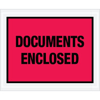 Documents Enclosed (4 1/2" x 5 1/2")